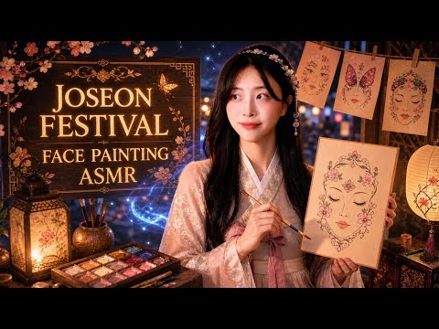 Joseon Festival Face Painting ASMR