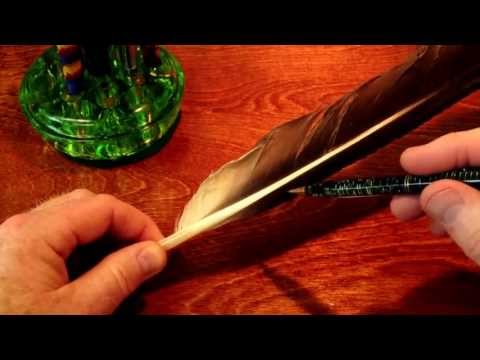 ASMR Making A Quill Pen