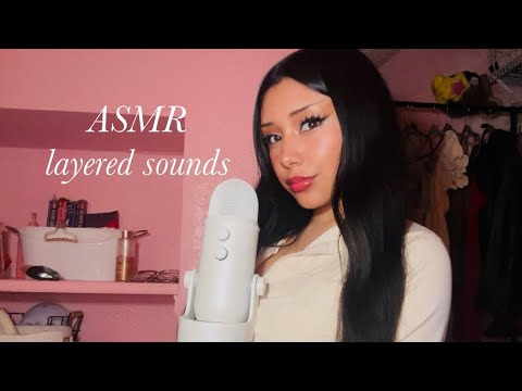 ASMR ~ extremely relaxing (layered sounds) 