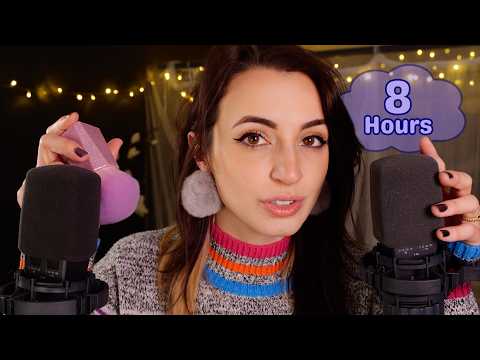 8 HOURS of Ear-to-Ear ASMR Whispers & Triggers | Gibi ASMR