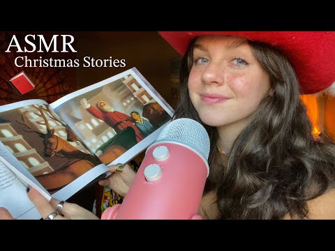 ASMR Reading Christmas Books on Christmas Eve🎄