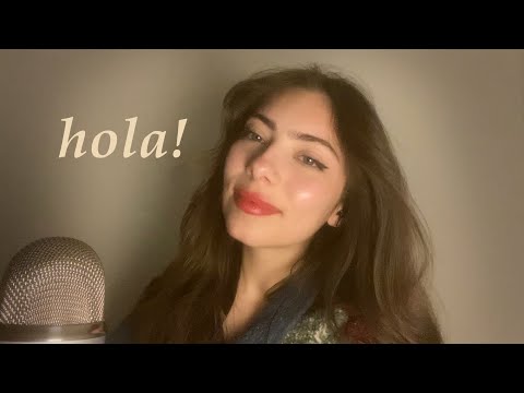 asmr | spanish trigger words (en español)