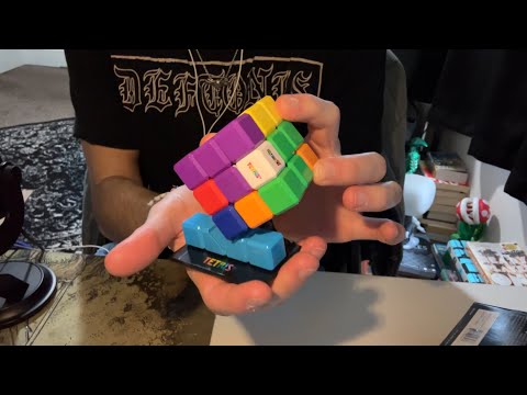 ASMR | Solving The Tetris Rubik’s Cube (Very hard)