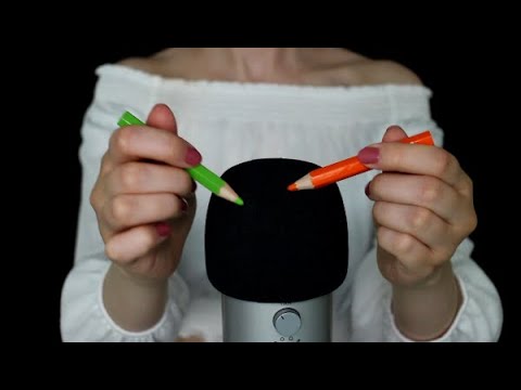 ASMR Fast & Intense Mic Writing & Scratching with Pencils (No Talking)