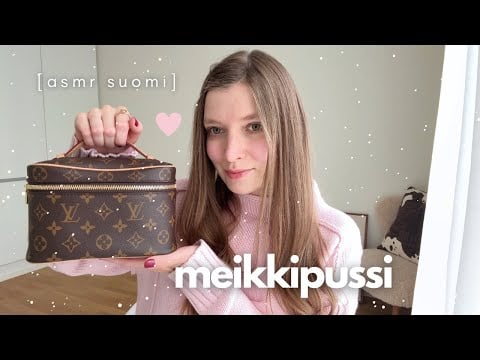 ASMR suomi | Mitä on mun meikkipussissa - lempimeikit (Chanel, Dior, Dasique)