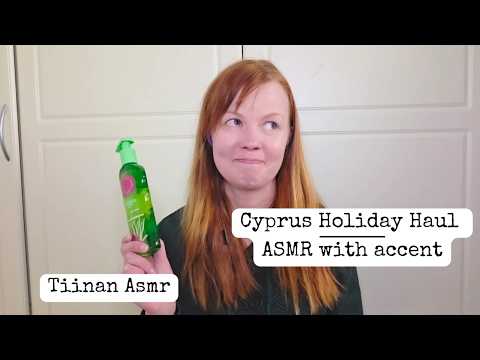 What I Bought in Cyprus 🌿 Holiday Haul | Soft Spoken ASMR with accent
