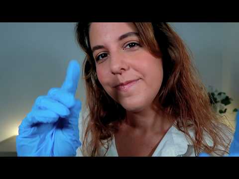 ASMR Doctor Roleplay 🤒 Check-up for a Cold | ft. glove sounds, temp and stats check, pen light
