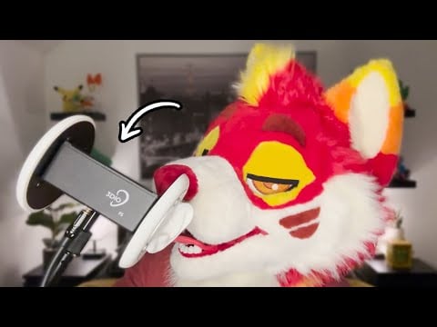 Furry ASMR ∣ TRY NOT TO TINGLE challenge 👀 (Fursuit Edition) [3DIO]