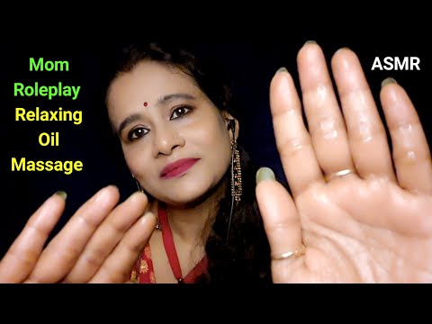 ASMR Indian Mom Roleplay ✨ Soothing Oil Massage to Help You Sleep Deeply | Asmr Ghosal