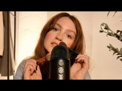 ASMR Relaxing Sleep Clinic🕯(Slow Hand Movements, Follow the Light & Mic Brushing)