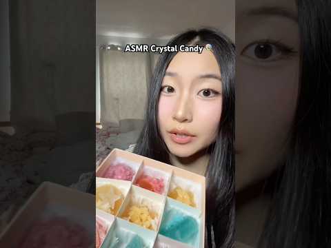 ASMR Crystal Candy Mukbang🍭 #asmr #mukbang #asmreating #asmrsounds #candy