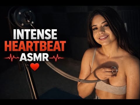 👉 INTENSE HEARTBEAT & HEAVY BREATHING ASMR 💓 Post-Workout Relaxation (4K)