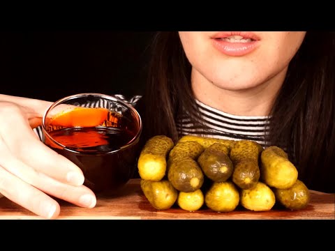 ASMR Spicy Pickles Challenge (No Talking)