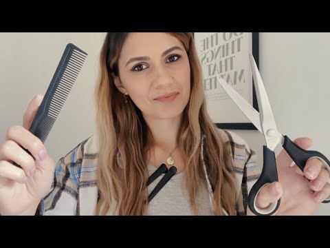 ASMR Giving You A Beautiful Haircut & Style ✂️ Lofi