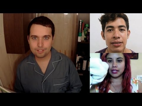 ASMR en español Roleplay✂ Corte cabello + maquillaje💄💋 y tratamiento facial ft Gongu y Pandita🐼👥