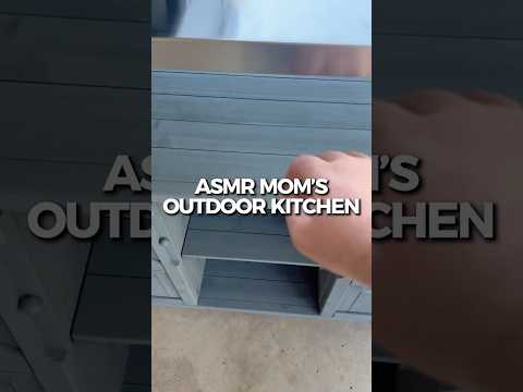 ASMR MOM’S OUTDOOR KITCHEN #asmr #outdoors #short #asmrvideo