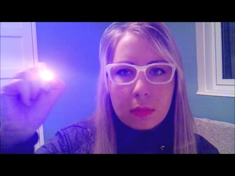 ASMR Light and Brush Exam Roleplay