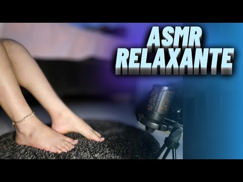 Asmr feet - triggers com os pés💜 #asmr #feet