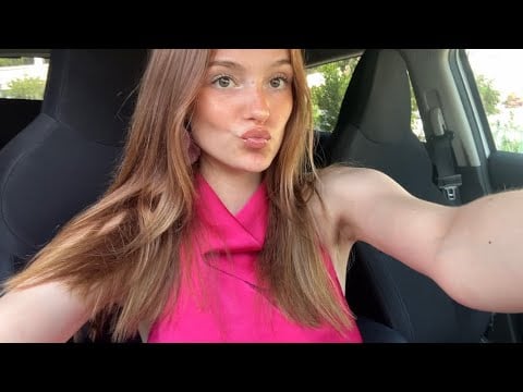ASMR DANS MA VOITURE🏎️🐆🪽• nouvelle voiture (asmr in car: MaevASSR)