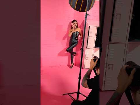 Contrast is the vibe: pink and black in one frame. #backstage #ingashasmr