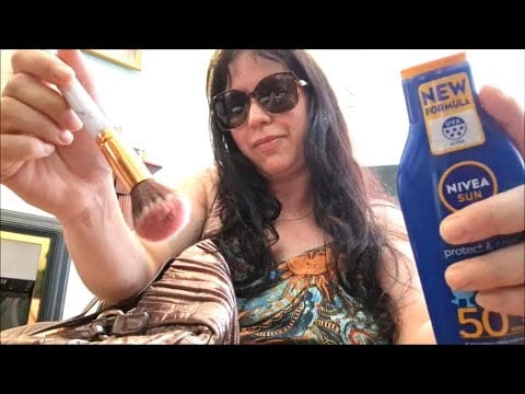 ASMR Doing your Beach Make Up    Hey Bestie let me pamper you !!