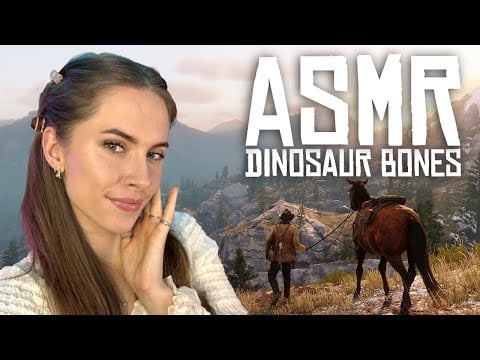 RDR2 Quiet Commentary ASMR | Relaxing Dinosaur Bones Discovery #7