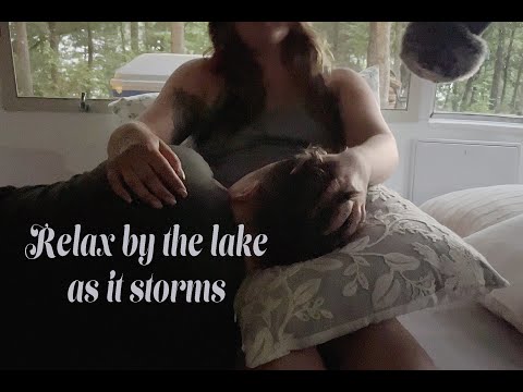 ASMR Real Person Relaxation as a Storm Rolls in | White Noise, Rain, Thunder | No Talking