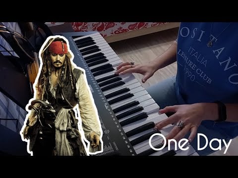 🎹 Pirates of the Caribbean - One Day (medium piano version)