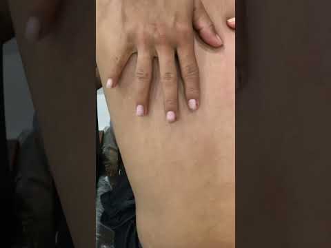 ASMR full back massage #asmr #asmrsounds #backmassage #barber #stronghands #lahoribarber #relax