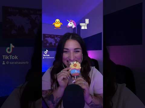 ASMR FRANÇAIS : EMOJI CHALLENGE (spécial food, dégustation)