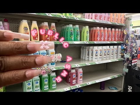Public ASMR | Organizing Dollar Tree 🌲Toiletries ( Lofi Camera tapping and scratching)