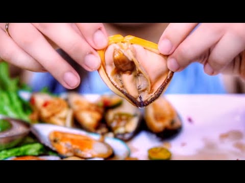 ASMR NEW ZEALAND MUSSEL (EATING SOUNDS) No Talking | LINH-ASMR