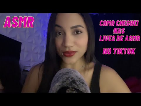 COMO CHEGUEI NAS LIVES DE ASMR NO TIKTOK/ LEINHA ASMR #asmr #relaxing #satisfying #asmrsounds #fyp