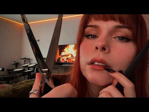 ASMR Midnight Barber Part 2 (Cutting Your Hair While You Sleep)