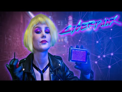 🤖АСМР киберпанк: осмотр глазных протезов┃ASMR cyberpunk👁