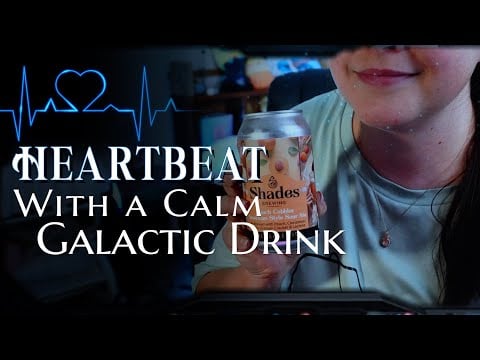 Female Heartbeat On A Spaceship With A Foamy Drink🍺