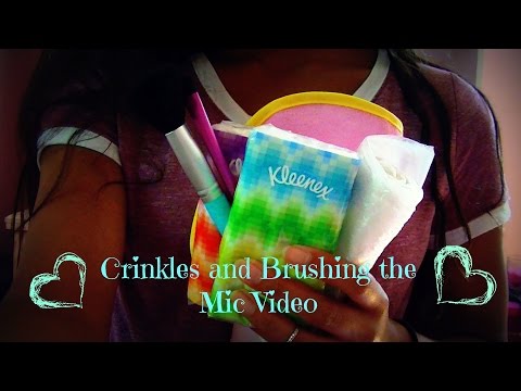 Ambers ASMR: *** Brushing the mic and different crinkles sounds***