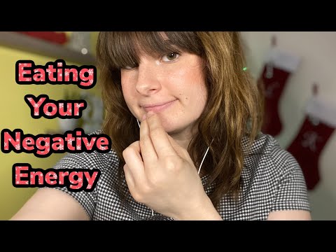 ASMR | Eating Your Negative Energy (Plucking, Mouth Sounds, Hand Movements)