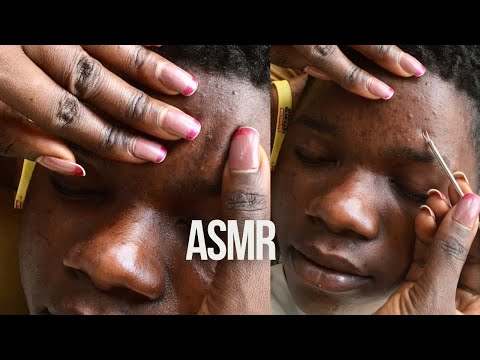 Asmr sleep in 5 minutes #facial  #satisfying asmr