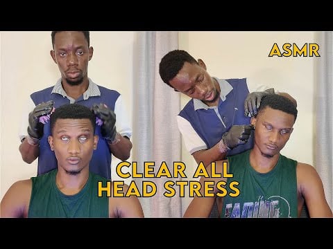 ASMR INDIAN HEAD SCALP SCRATCH | EAR CLEANING, NECK & SHOULDER MASSAGE 4 RELAXATION SLEEP