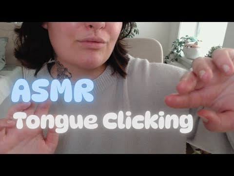 ASMR Pure Tongue Clicking & Hand Movements | No Talking