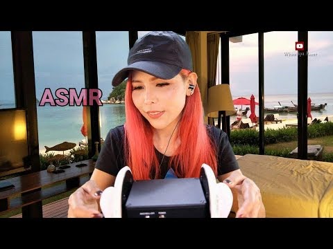 ASMR ไทย 🇹🇭  Ear tapping & Ear massage เสียงเคาะ​ เสียงนวดหู🦄 (No Talking) ❤️