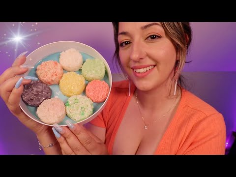 ASMR ✨ EDIBLE CRYSTAL CLUSTERS ✨ 10 K SUBS Celebration MUKBANG ✌️🎉