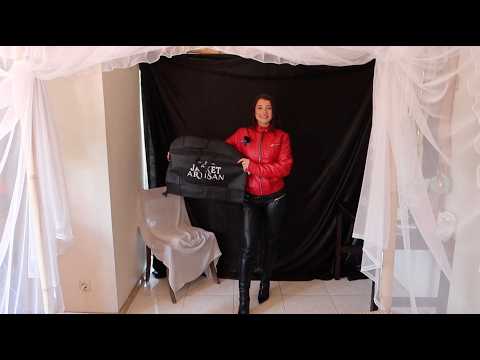 Luxury Red Leather Jacket Unboxing & Review 🧥 ASMR Try-On by Jacket Artisan