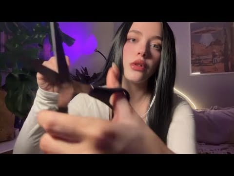 ✨ ASMR Scissors Cutting Negative Energy ✨