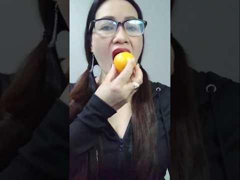 ONE TIME BITE TANGERINE #everyone #sweetcupcake #shortsfeed #mukbang #onebite
