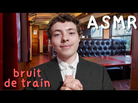 ASMR FR: Roleplay🚂Maître de Train🚂(train en fond sonore)