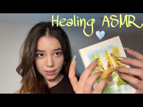 ASMR | a Healing Session with Zeneia❤️‍🩹 | Positive Affirmations, Book sounds, Brushing