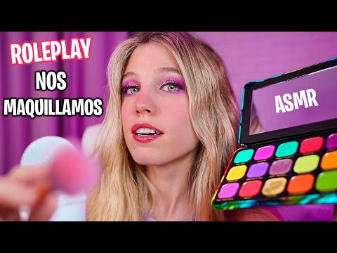 ASMR ME MAQUILLO CONTIGO 💄 ROLEPLAY AMIGAS MAQUILLÁNDOSE 💆🏼‍♀️