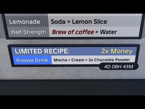 NEW KNOWA DRINK 🥤 IN A NICHE BARISTA GAME ☕️